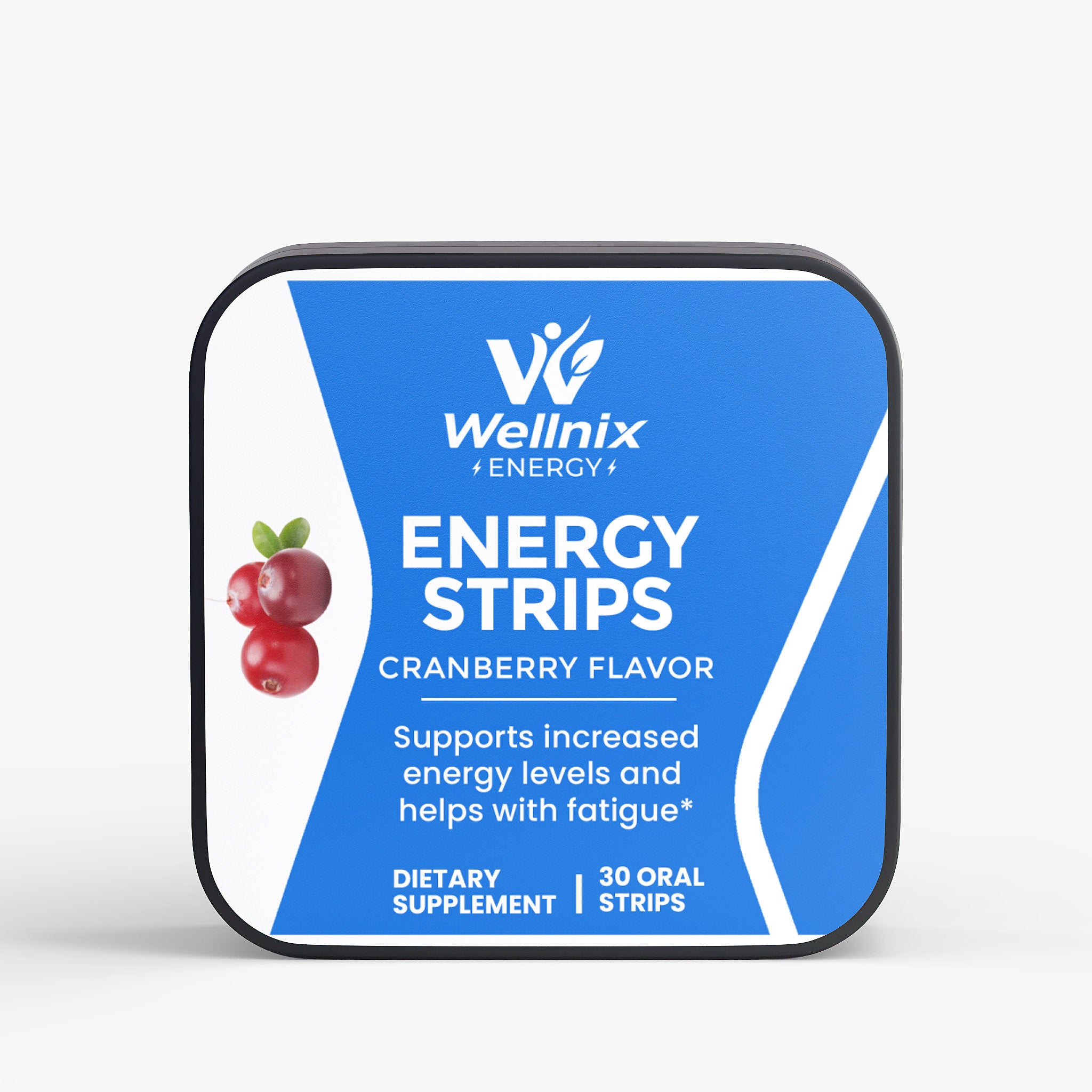 Wellnix Energy Strips - Cranberry Flavor