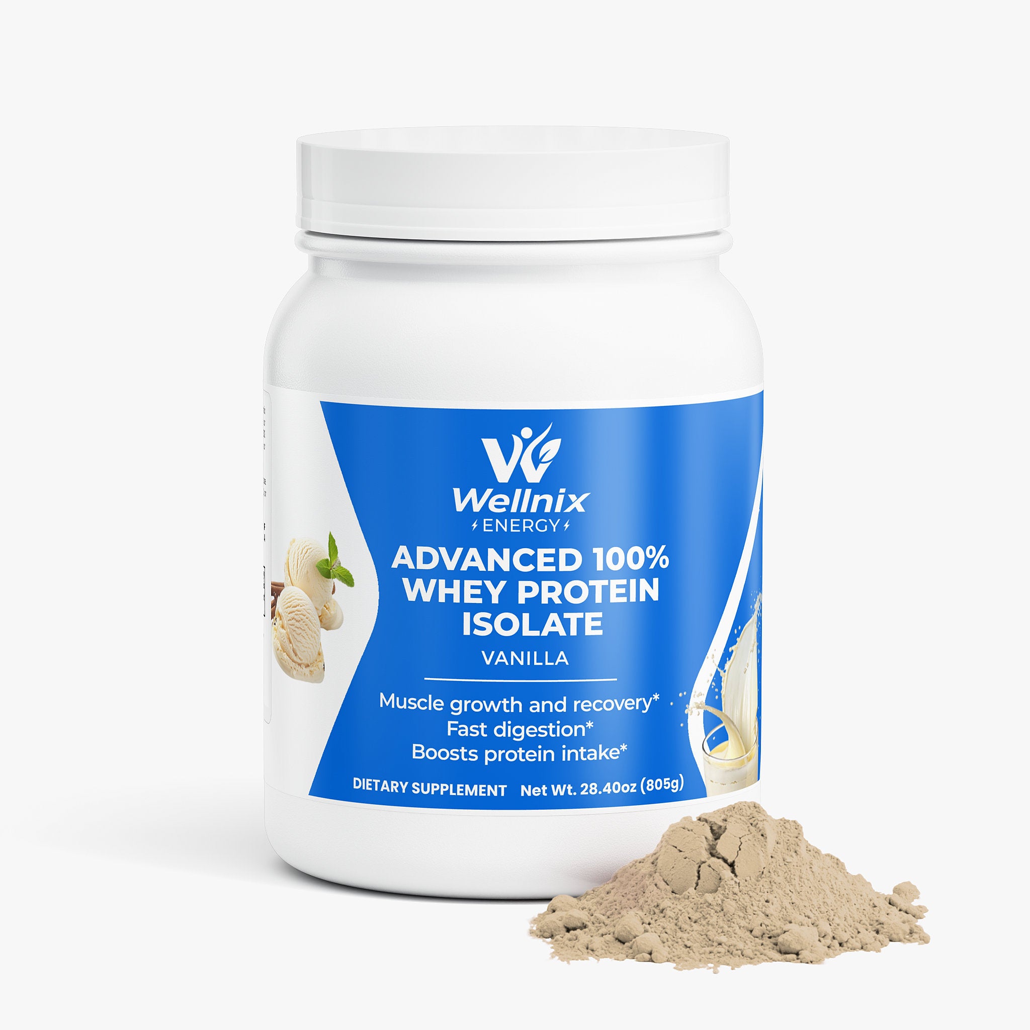 Advanced 100% Whey Protein Isolate (Vanilla)