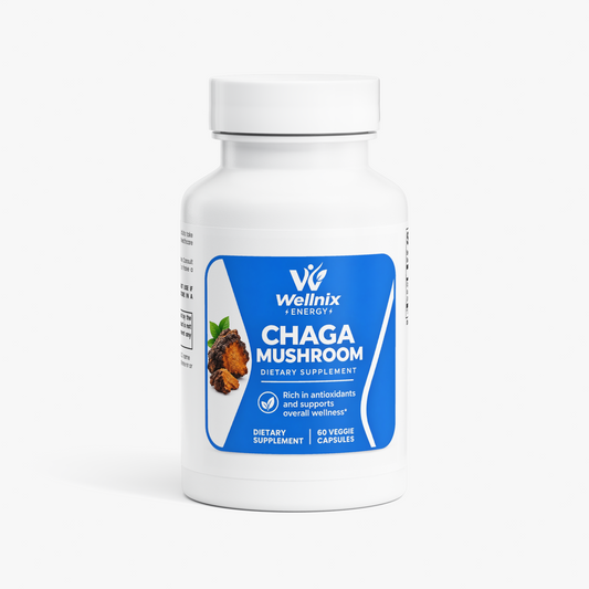 Wellnix Chaga Mushroom - 60 Veggie Capsules